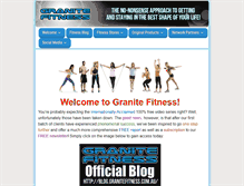 Tablet Screenshot of granitefitness.com.au